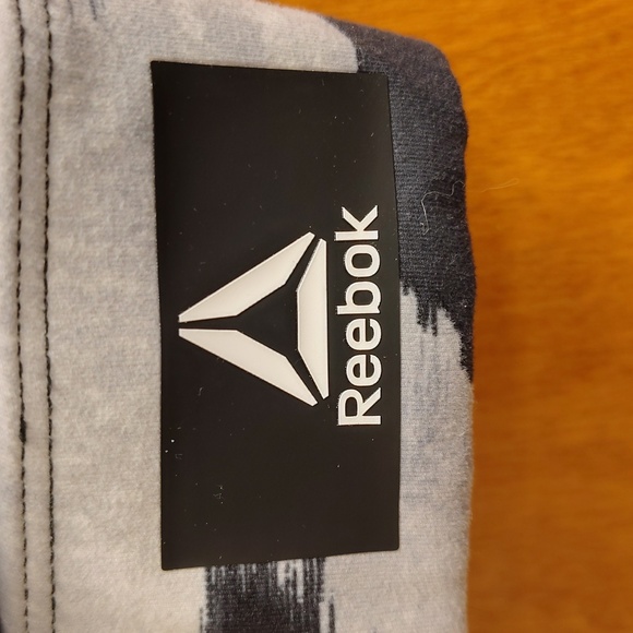 Reebok Black and Gray Padded Sports Bra - Picture 2 of 13